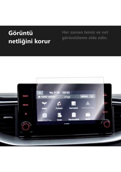 Kia Xceed 8 İnç Multimedya Ekran Koruyucu Nano Şeffaf