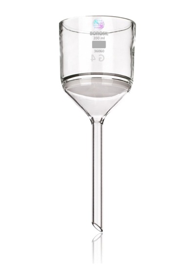 Cam Buhner Hunisi 200 Ml Porozite 2 - Buchner Tipi - Sinterlenmiş