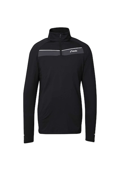 Phenıx Phenix Time Space 12 Zip Erkek Siyah İçlik Üst 10011