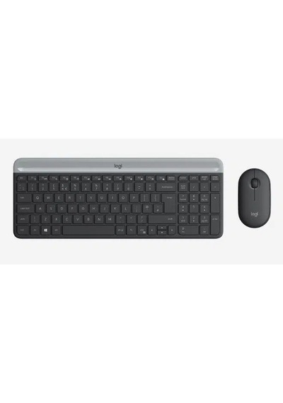 Logıtech Mk470 Q Tr İnce Kablosuz Klavye Mouse Set Siyah 920-009435 Lazer