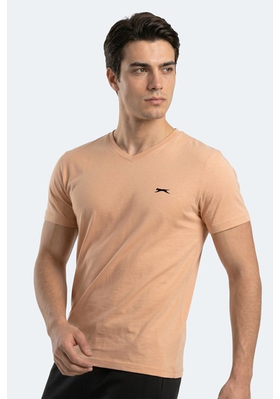 Slazenger Rıvaldo T Erkek Vizon Tişört