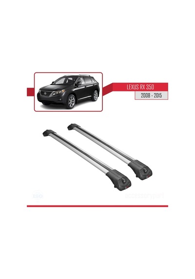 Lexus Rx350 - Rx350-2 2008-2015 Arası İle Uyumlu Ace-1 Ara Atkı Tavan Barı Gri
