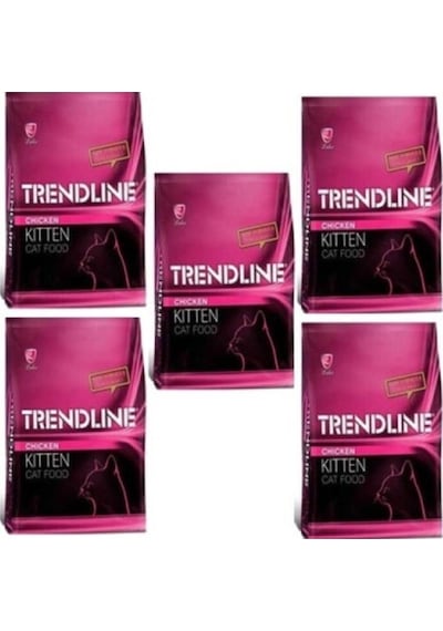 Trendline Kitten Tavuklu Yavru Kedi Maması 5 x 1 KG Trendline Kitten Tavuklu Yavru Kedi Maması 5 x 1 KG
