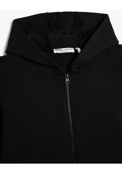 Koton Erkek Çocuk Sweatshirt Siyah 4wkb10031tk 24ky59000134 Y5901