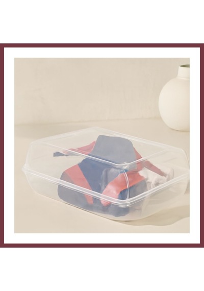 Storeşahin Şeffaf Plastik Ayakkabı Kutusu 17x30x10.5 Cm Shn0720