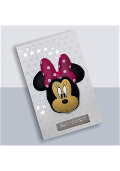 Kişiye Özel Sevimli Mini Mouse Squishy Defter
