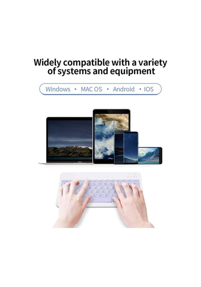 Samsung Galaxy Tab S7 T870 İle Uyumlu Kablosuz Bluetooth Klavye+mouse Set