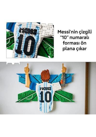 LEGO® Editions Lionel Messi – Kutlama 43018 - 14 Yaş ve Üzeri Çocuklar için Sürprizler İçeren Oyuncak Yapım Seti (1427 Parça)