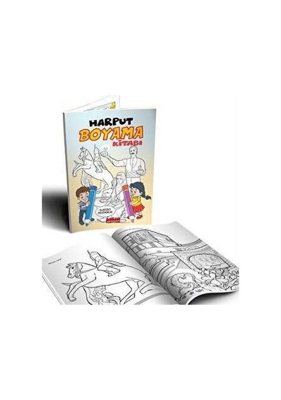Harput Boyama Kitabı - Murat Sevinç - Bordo Ressam