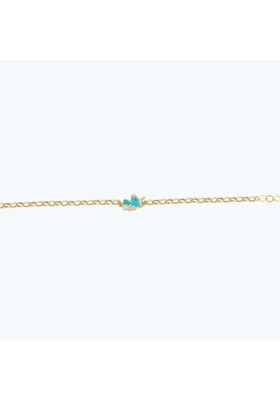 Altınbaş Altın Çocuk Unicorn Bileklik Ajrbl0048-y-24754 Çok Renkli