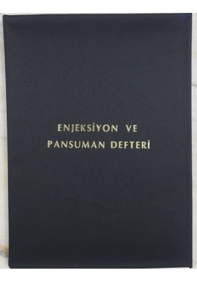 Enjeksiyon - Pansuman Defteri100 Yaprak 200 Sayfa