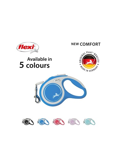 Flexi New Comfort Xs Beden Mavi 3mt Şerit Tasma Genel