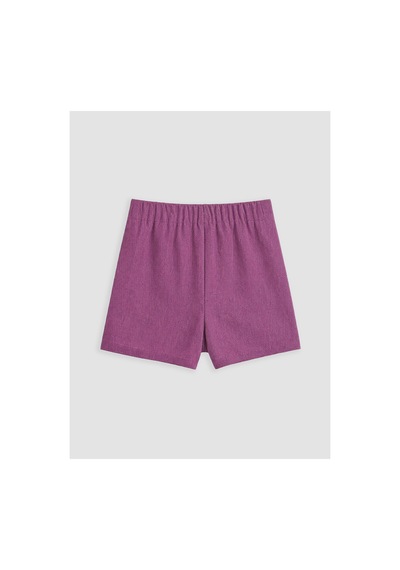 LC Waikiki Alıta Cıty Farkıyla Lcw Kids Mor Düz Kız Çocuk Şort Etek Mor - 928166362 Mor