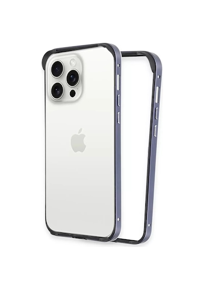 Joko Apple Uyumlu iPhone 15 Pro Max Land Bumper Koruma Kapak - Lacivert Resimdeki