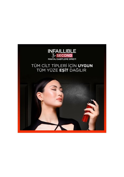L'oréal Paris Infaillible 3-second Makyaj Sabitleme Spreyi 150 Ml Profesyonel Etki