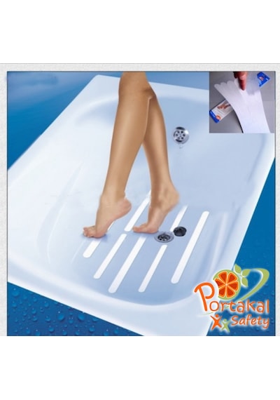 Portakal Safety - Banyo Zemin Kaydırmaz Bant - Pembe