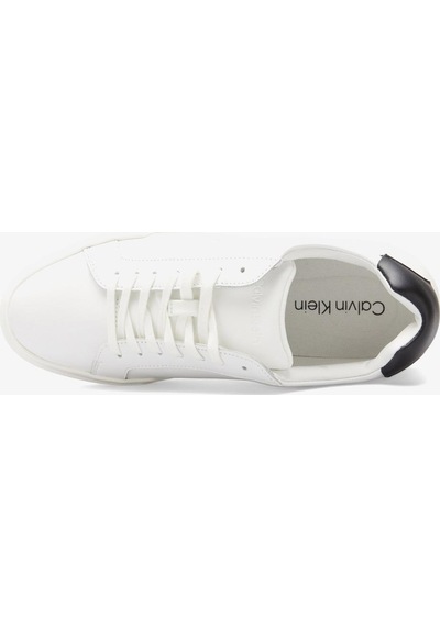 Calvin Klein Chunky Cupsole Lace Up Erkek Beyaz Sneaker-13291 Beyaz