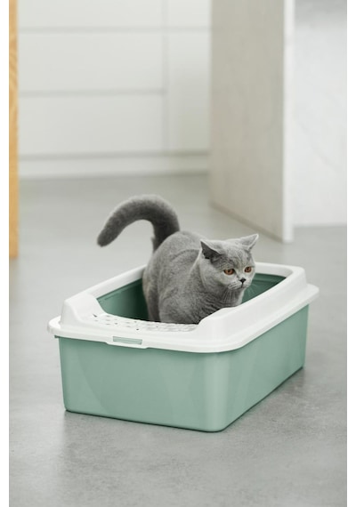 Mypet Eco Bonnie Orta Boy Kedi Tuvaleti Çevre Dostu Yüksek Kenarlı