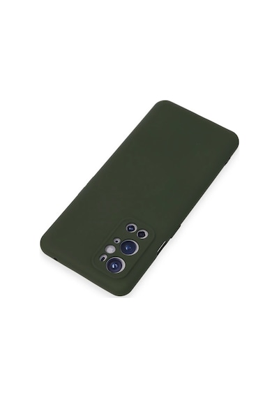Newface One Plus 9 Pro Kılıf Nano İçi Kadife Silikon - Semeglbl - 8 Koyu Yeşil
