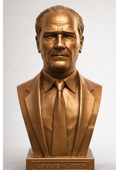 İş Arkadaşına Anlamlı Armağan 15 Cm Mustafa Kemal Atatürk Heykeli Dekoratif Hediyelik