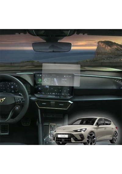 Cupra Leon Multimedya Ekran Koruyucu- Kırılmaz Şeffaf Nano Teknoloji