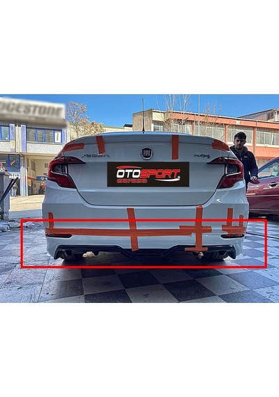 Fiat Egea Arka Tampon Eki Fiberglass Boyasız