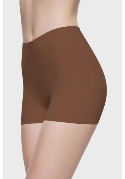 Carigna Model Dikişsiz Lazer Kesim Külot Boxer Esnek Iz Yapmayan Model Kahve Renk Kahve