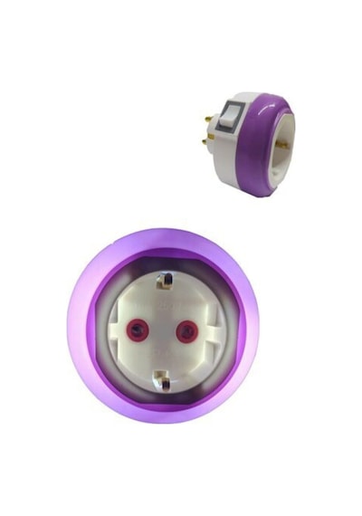 Fetih Gece Lambası Prizli Led Anahtarlı 99-04 Mor
