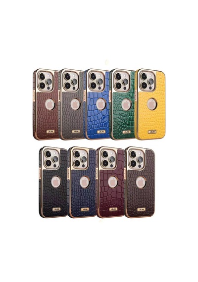 Newface Apple İphone 14 Pro Max Kılıf Snake Kapak - Bordo