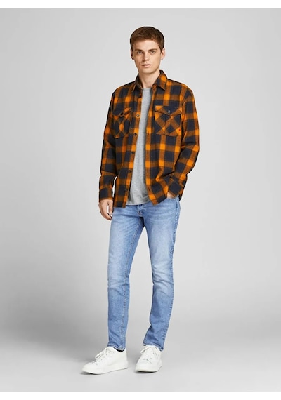 Jack & Jones Jjıglenn Jjorıgınal Mf 030 Noos Mavi Erkek Jean Pantolon 12203510 Mavi