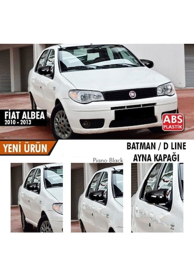 Fiat Albea 2010-2013 Model Uyumlu Sağ Sol Yarasa Ayna Kapağı 2li