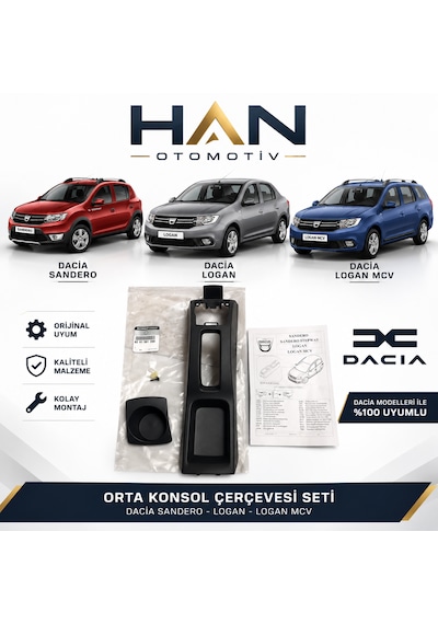 Genel Markalar Dacia Sandero - Sandero Stepway - Logan - Logan Mcv El Fren Konsolu 2013-2018 - 8201441380