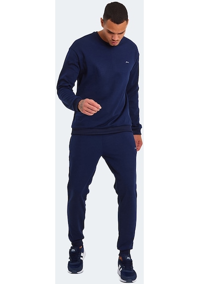 Slazenger OFFENDER KTN Erkek Cepli Lacivert Eşofman Takımı