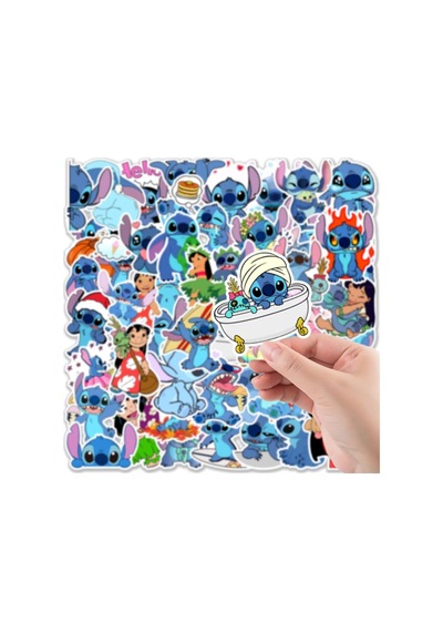 Stitch Seri 2 Defter Suluk Laptop Notebook Tablet Telefon Kılıf Sticker Seti