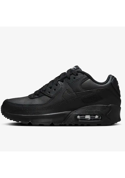 Nike Air Max 90 Unisex Leather Sneaker Hakiki Deri Günlük Spor Ayakkabı Siyah Siyah
