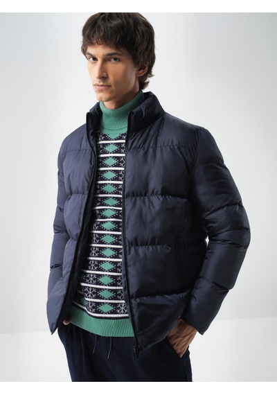 Lacivert Formunu Koruyan Regular Fit Mont 190540