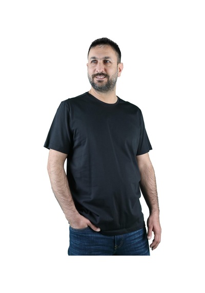 Erkek Koton Bisiklet Yaka Kısa Kollu Tişört 001