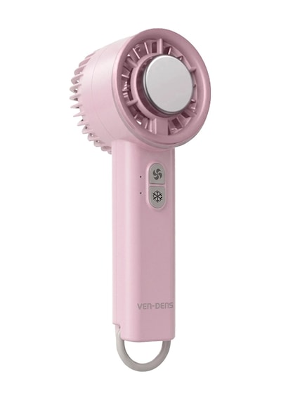 Ven-dens Vd-fan001 Usb Şarjlı Taşınabilir Mini Vantilatör, 3 Kademeli Hız, Kablosuz Kullanım, Mavi