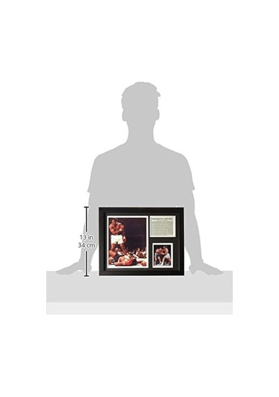 Efsaneler Kalıp Hiç Muhammad Ali V.b. Liston Çerçeveli Fotoğraf Collage, 11 X 35,6 Cm 50 x 22