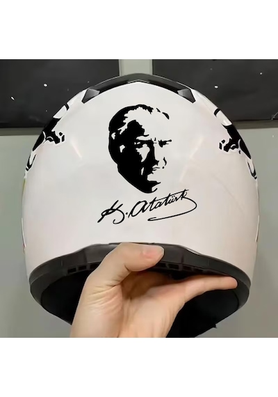 Sticker Dizayn Atatürk Silüeti Ve İmza Sticker - Mustafa Kemal Atatürk Başbuğ İmza Sticker - Araba Oto Motosiklet Karavan Cam Sticker - 00391 12X10 Cm Sticker Dizayn Atatürk Silüeti Ve İmza Sticker - Mustafa Kemal Atatürk Başbuğ İmza Sticker - Araba Oto Motosiklet Karavan Cam Sticker - 00391 12X10 Cm