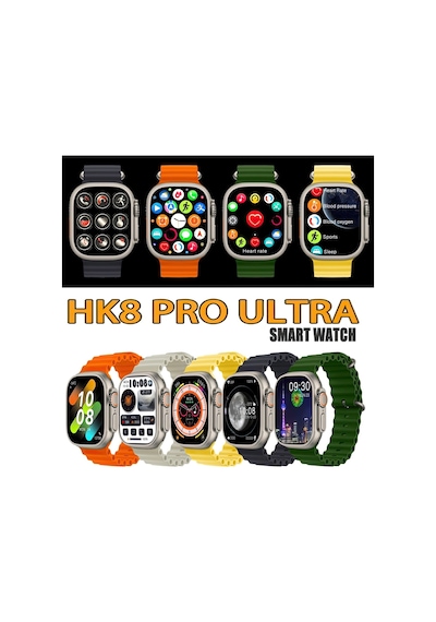 Ignazio HK8 Ultra Pro Max 49 MM Amoled Akıllı   Saat (İthalatçı Garantili)