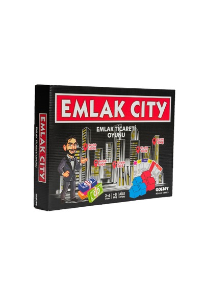 Mega City Dünya Şehirleri Emlak Ticaret Oyunu 2-6 Kişilik - Siyah