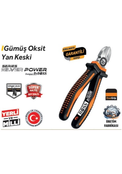 Boss 160 Mm Gümüş 85629 Oksit Yankeski 6 Adet