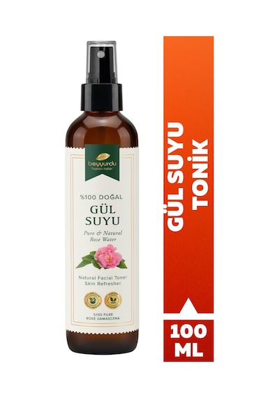 Beyyurdu Gözenek Görünümünü Düzenlemeye Yardımcı Aydınlatıcı ve Arındırıcı Bakım Gül Suyu Tonik 100 ML