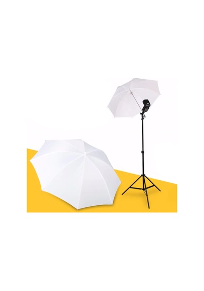 Softbox 84 CM Şemsiye Umbrella Flash Braket Kit