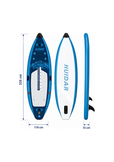Angler Şişme Balıkçı Sup Board / Paddle Board 345 Cm Set