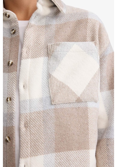 Defacto Erkek Çocuk Overshirt Fit Polo Yaka Ekose Desenli Flanel Uzun Kollu Gömlek G4505a825cwbg268 Bej-bg268 Defacto Erkek Çocuk Overshirt Fit Polo Yaka Ekose Desenli Flanel Uzun Kollu Gömlek G4505a825cwbg268 Bej-bg268