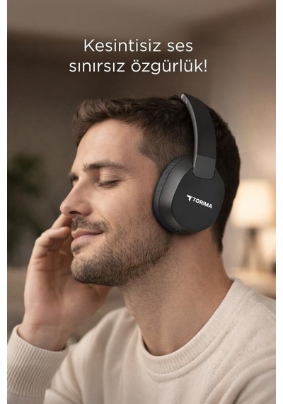 Bluetooth Kulaklık Kulak Üstü Kablosuz Kulaklık Hd50 Siyah Dinleme Aracı Kişisel Aksesuar