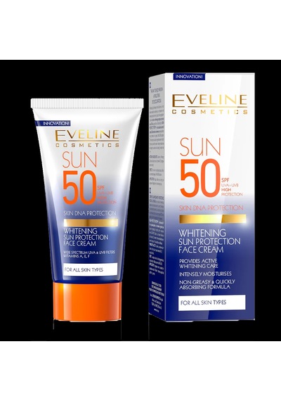 Dermaplus MD Eveline Beyazlatıcı ve Güneş Koruyucu Yüz Kremi SPF50+ 50 G