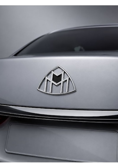 Mercedes-benz Maybach Bagaj Amblemi Krom Logo - 83mm X 110mm Lüks Dış Aksesuar